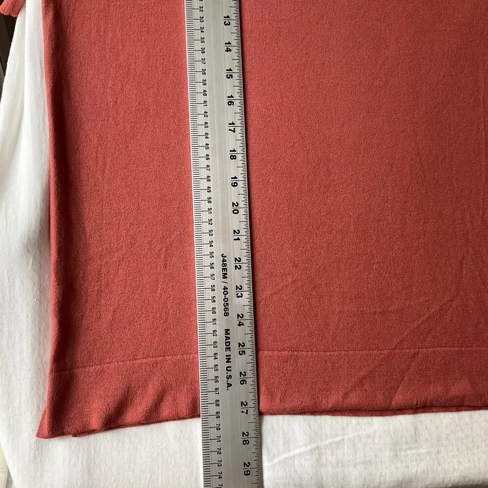 Banana Republic Men Polo L Rust Classic Button Short Sleeve